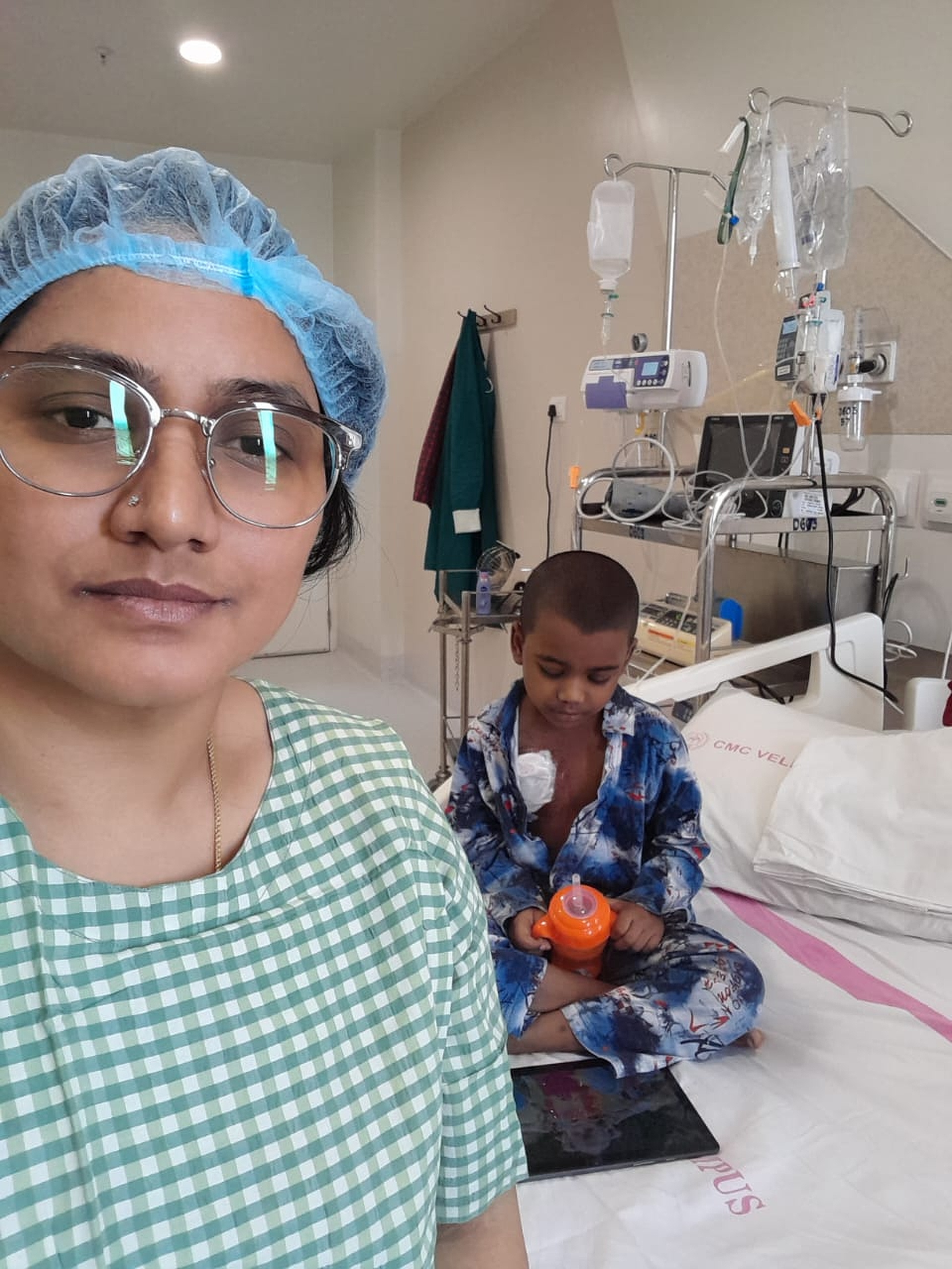 Amma and Keerthi in BMT ward